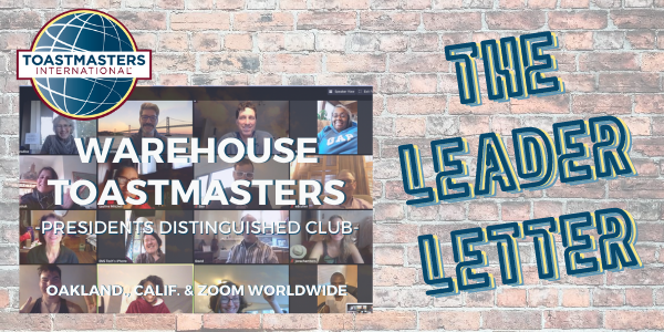 subscribe to Oakland Warehouse Toastmasters newsletter